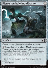 Pierre tombale inqui�tante - Marvel Super Heroes Commander Decks