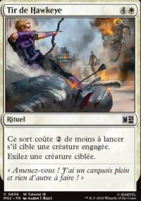 Tir de Hawkeye - Marvel Super Heroes Commander Decks