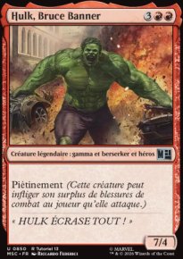 Hulk, Bruce Banner - Marvel Super Heroes Commander Decks