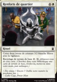 Renforts de quartier - Marvel Super Heroes