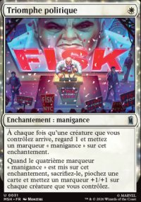 Triomphe politique - Marvel Super Heroes