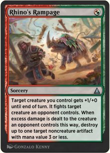Rhino's Rampage - Through the Omenpaths