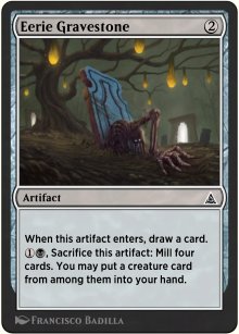 Eerie Gravestone - Through the Omenpaths