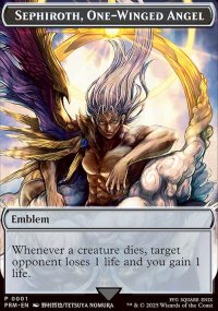 Emblme Sephiroth, ange  une aile - Misc. Promos