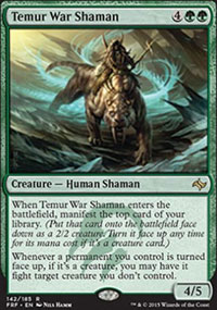 Shamane de guerre temurien - Misc. Promos