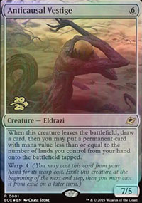 Vestige anticausal - Prerelease Promos