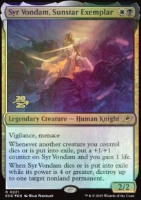 Syr Vondam, archtype de Soltoile - Prerelease Promos