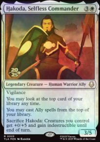 Hakoda, Selfless Commander - Prerelease Promos