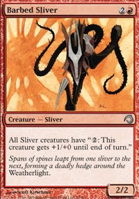 Slivoïde barbelé - Premium Deck Series: Slivers