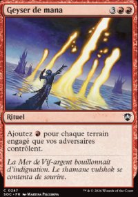Geyser de mana - Secrets of Strixhaven Commander Decks