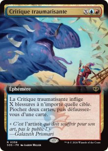 Critique traumatisante - Secrets of Strixhaven