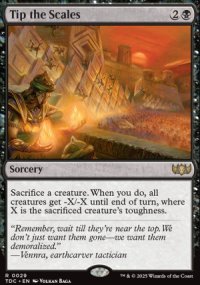 Tip the Scales - Tarkir: Dragonstorm Commander Decks