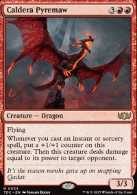 Caldera Pyremaw - Tarkir: Dragonstorm Commander Decks