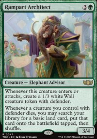 Rampart Architect - Tarkir: Dragonstorm Commander Decks