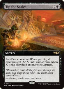 Tip the Scales - Tarkir: Dragonstorm Commander Decks