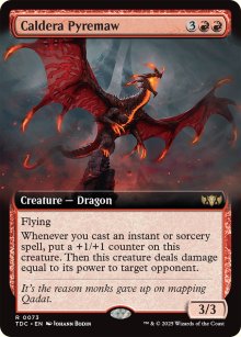 Caldera Pyremaw - Tarkir: Dragonstorm Commander Decks