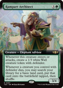 Rampart Architect - Tarkir: Dragonstorm Commander Decks