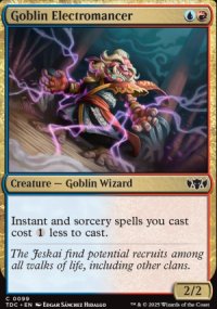 Goblin Electromancer - Tarkir: Dragonstorm Commander Decks