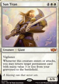 Sun Titan - Tarkir: Dragonstorm Commander Decks