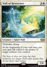 Wall of Reverence - Tarkir: Dragonstorm Commander Decks