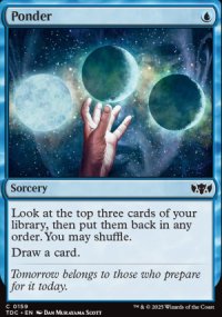 Ponder - Tarkir: Dragonstorm Commander Decks