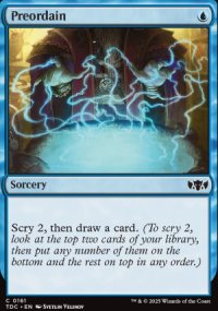 Preordain - Tarkir: Dragonstorm Commander Decks