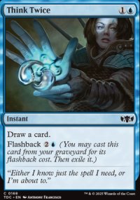 Think Twice - Tarkir: Dragonstorm Commander Decks