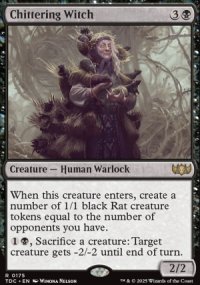 Chittering Witch - Tarkir: Dragonstorm Commander Decks