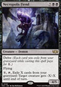Necropolis Fiend - Tarkir: Dragonstorm Commander Decks