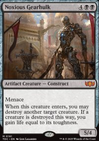Noxious Gearhulk - Tarkir: Dragonstorm Commander Decks