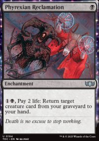 Phyrexian Reclamation - Tarkir: Dragonstorm Commander Decks