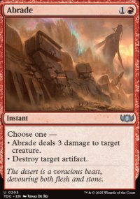 Abrade - Tarkir: Dragonstorm Commander Decks
