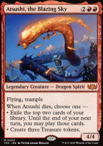 Atsushi, the Blazing Sky - Tarkir: Dragonstorm Commander Decks