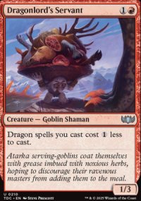Dragonlord's Servant - Tarkir: Dragonstorm Commander Decks