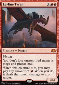 Leyline Tyrant - Tarkir: Dragonstorm Commander Decks