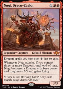 Nogi, Draco-Zealot - Tarkir: Dragonstorm Commander Decks