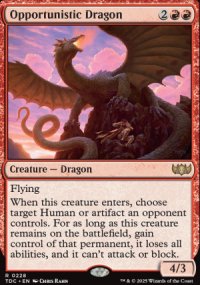 Opportunistic Dragon - Tarkir: Dragonstorm Commander Decks