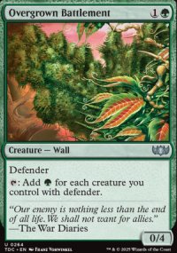 Overgrown Battlement - Tarkir: Dragonstorm Commander Decks