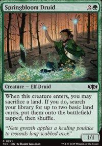 Springbloom Druid - Tarkir: Dragonstorm Commander Decks