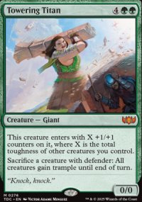 Towering Titan - Tarkir: Dragonstorm Commander Decks
