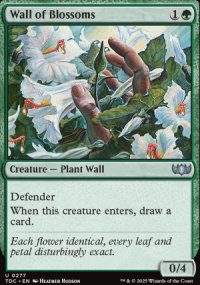 Wall of Blossoms - Tarkir: Dragonstorm Commander Decks