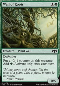 Wall of Roots - Tarkir: Dragonstorm Commander Decks