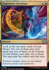 Expressive Iteration - Tarkir: Dragonstorm Commander Decks