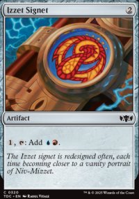 Izzet Signet - Tarkir: Dragonstorm Commander Decks