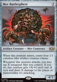 Myr Battlesphere - Tarkir: Dragonstorm Commander Decks