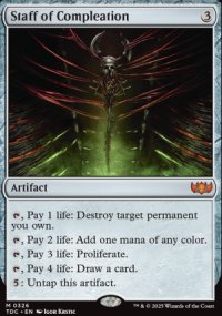 Staff of Compleation - Tarkir: Dragonstorm Commander Decks