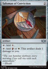 Talisman of Conviction - Tarkir: Dragonstorm Commander Decks