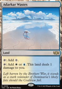 Adarkar Wastes - Tarkir: Dragonstorm Commander Decks