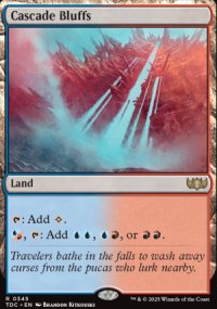Cascade Bluffs - Tarkir: Dragonstorm Commander Decks