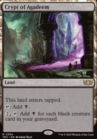 Crypt of Agadeem - Tarkir: Dragonstorm Commander Decks